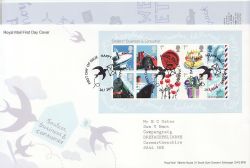 2010-01-26 Smilers Stamps M/S Happy Valley FDC (85844)