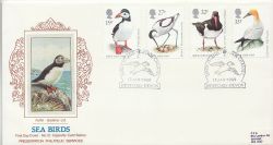 1989-01-17 Sea Birds Stamps Lundy PPS 10 FDC (85900)