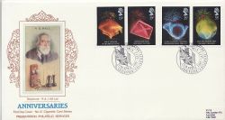 1989-04-11 Anniversaries Stamps Leicester PPS 12 FDC (85902)