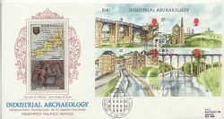 1989-07-25 Industrial Archaeology New Lanark PPS 15 FDC (85905)