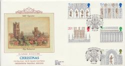 1989-11-14 Christmas Stamps Ely PPS 18 FDC (85908)