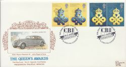 1990-04-10 Queens Award Stamps London PPS 22 FDC (85914)
