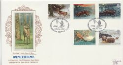 1992-01-14 Wintertime Stamps Thrushwood PPS 38 FDC (85932)
