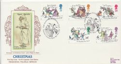 1993-11-09 Christmas Stamps Pickwick PPS 55 FDC (85951)