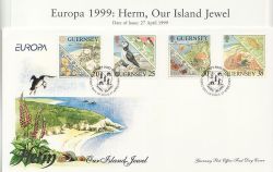 1999-04-27 Guernsey Europa Stamps FDC (86101)