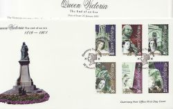 2001-01-22 Guernsey Queen Victoria Stamps FDC (86112)