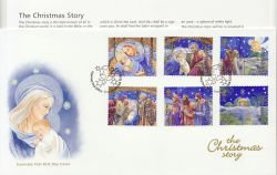 2002-10-17 Guernsey Christmas Stamps FDC (86122)
