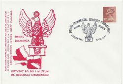 1977-08-15 Polish Regimental Colours ENV (86145)