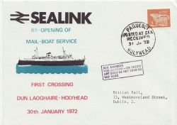 1972-01-31 Sealink Mail-Boat-Service Holyhead ENV (86174)