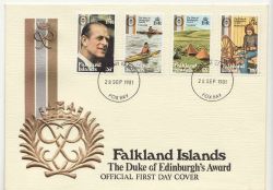 1981-09-28 Falkland Islands DOE Award FDC (86220)
