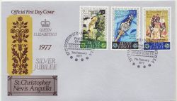 1977-02-07 St Christopher Nevis Anguilla Jubilee FDC (86241)