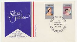 1977-02-02 Australia Silver Jubilee Stamps FDC (86250)