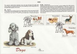 1993-02-12 Transkei Dog Stamps FDC (86301)