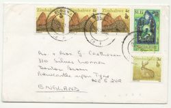 Zimbabwe to England Envelope 1994 (86308)
