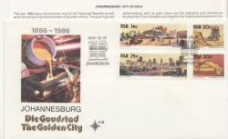 1986-09-25 South Africa Johannesburg 100th FDC (86333)