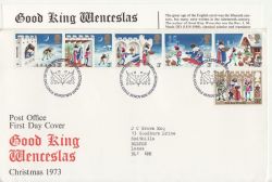 1973-11-28 Christmas Stamps Bureau FDC (86363)