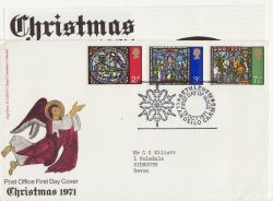 1971-10-13 Christmas Stamps Bethlehem FDC (86380)