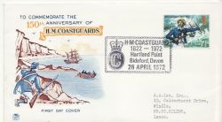 1972-04-26 HM Coastguard Hartland Point FDC (86389)