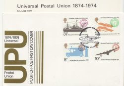 1974-06-12 Universal Postal Union Southampton FDC (86404)
