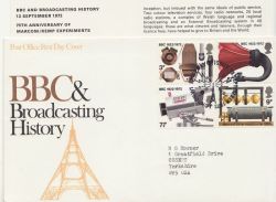 1972-09-13 BBC Broadcasting Stamps London W1 FDC (86430)