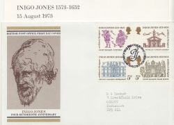 1973-08-15 Inigo Jones Stamps Bureau FDC (86447)