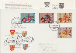 1974-07-10 Great Britons Stamps Bolton FDC (86464)