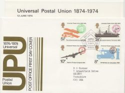 1974-06-12 Universal Postal Union Bureau FDC (86466)