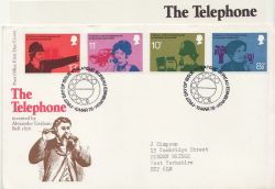 1976-03-10 Telephone Stamps Bureau FDC (86476)
