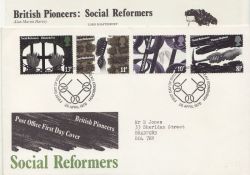 1976-04-28 Social Reformers Stamps Bureau FDC (86479)