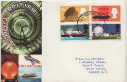 1966-09-19 British Technology Stamps London EC FDC (86541)