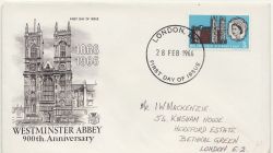 1966-02-28 Westminster Abbey 3d Phos London FDC (86570)