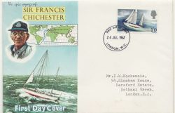 1967-07-24 Chichester Stamp London WC FDC (86597)