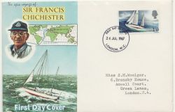 1967-07-24 Chichester Stamp London WC FDC (86599)