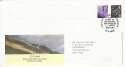 2009-03-31 Scotland Definitive Stamps EDINBURGH FDC (86700)