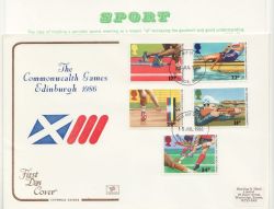 1986-07-15 Commonwealth Games Sport Windsor FDC (87020)