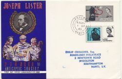 1965-09-01 Lister Centenary Fareham cds FDC (87054)