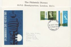 1965-10-08 Post Office Tower Stamps Bureau EC1 FDC (87062)