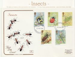 1985-03-12 Insects Stamps Windsor FDC (87077)