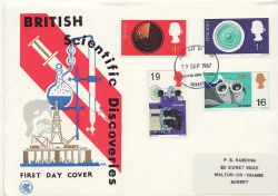 1967-09-19 Discoveries Kingston Upon Thames FDC (87118)
