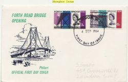 1964-09-04 Forth Road Bridge PHOS London FDC (87250)