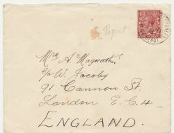 King George V 1½d Stamp Union-Castle Line Paquebot (87273)