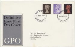 1967-06-05 Definitive Stamps Windsor FDC (87279)