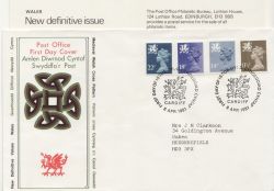 1981-04-08 Wales Definitive Stamps Cardiff FDC (87297)