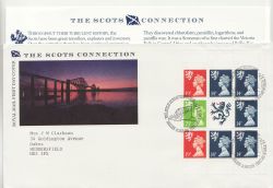 1989-03-21 Scots Connection Bklt Pane Bureau FDC (87359)