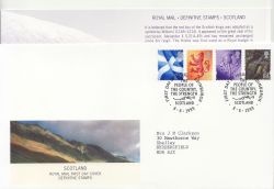 1999-06-08 Scotland Definitive Stamps Edinburgh FDC (87365)