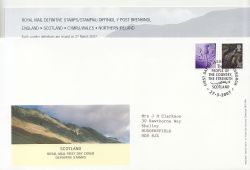 2007-03-27 N Ireland Definitive Stamps Edinburgh FDC (87376)