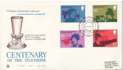 1976-03-10 Telephone Stamps Bureau FDC (87403)