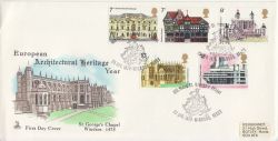 1975-04-23 Architectural Heritage Stamps Windsor FDC (87406)