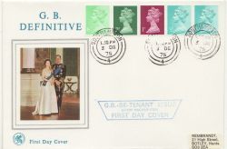 1975-12-03 Definitive Coil Stamps Southampton cds FDC (87411)