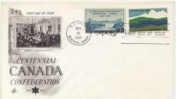 1967-05-25 US 5c Canada Stamp + 1948 Stamp Env (87440)